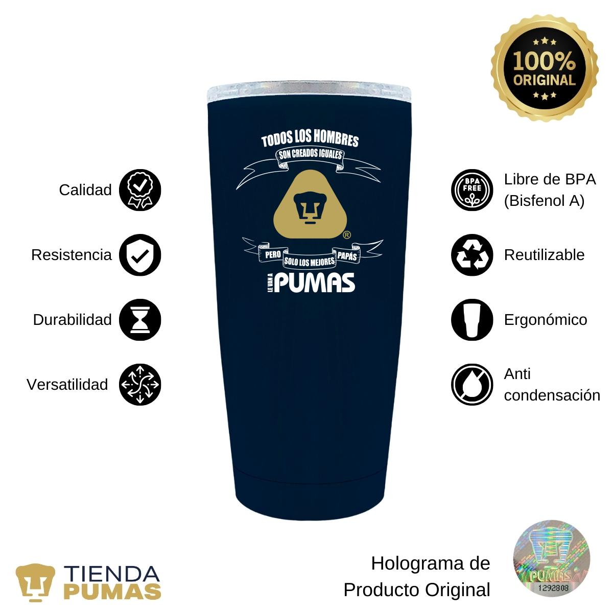 Termo 20 Oz Pumas UNAM El mejor Papá