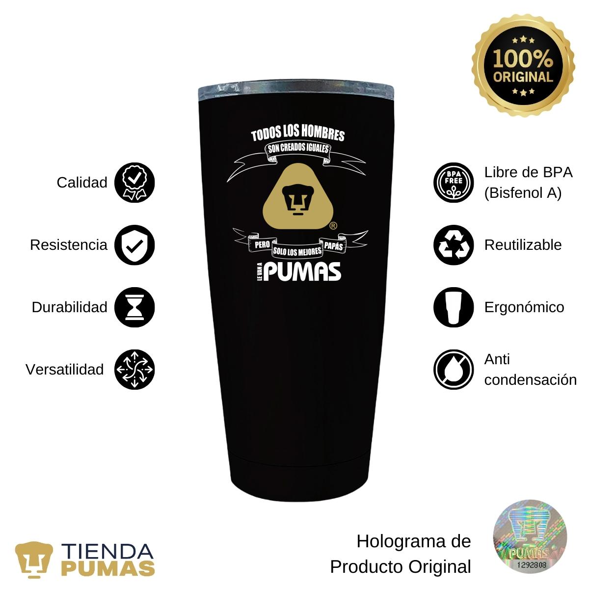 Termo 20 Oz Pumas UNAM El mejor Papá