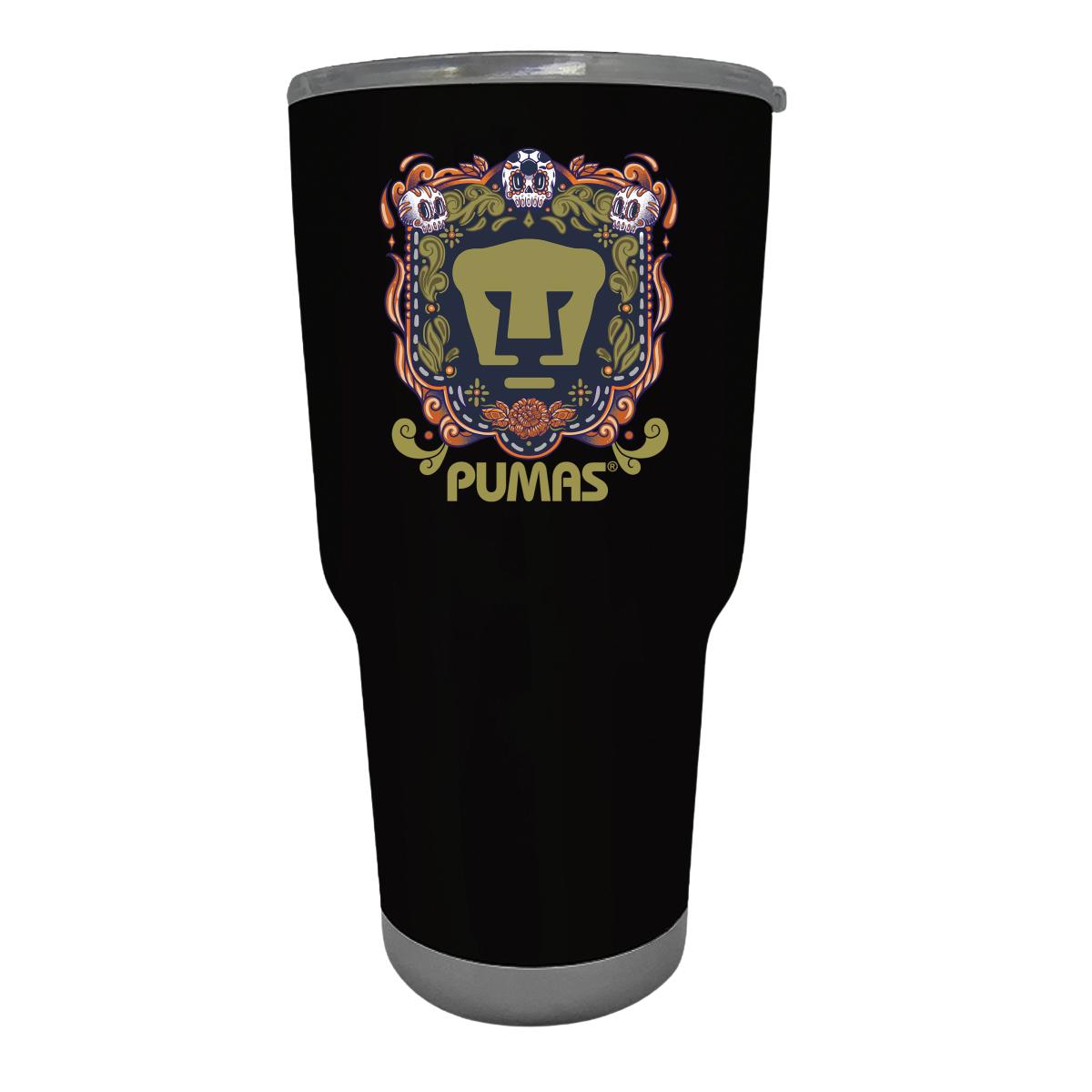 Termo 30 Oz Pumas UNAM Día de Muertos Naranja