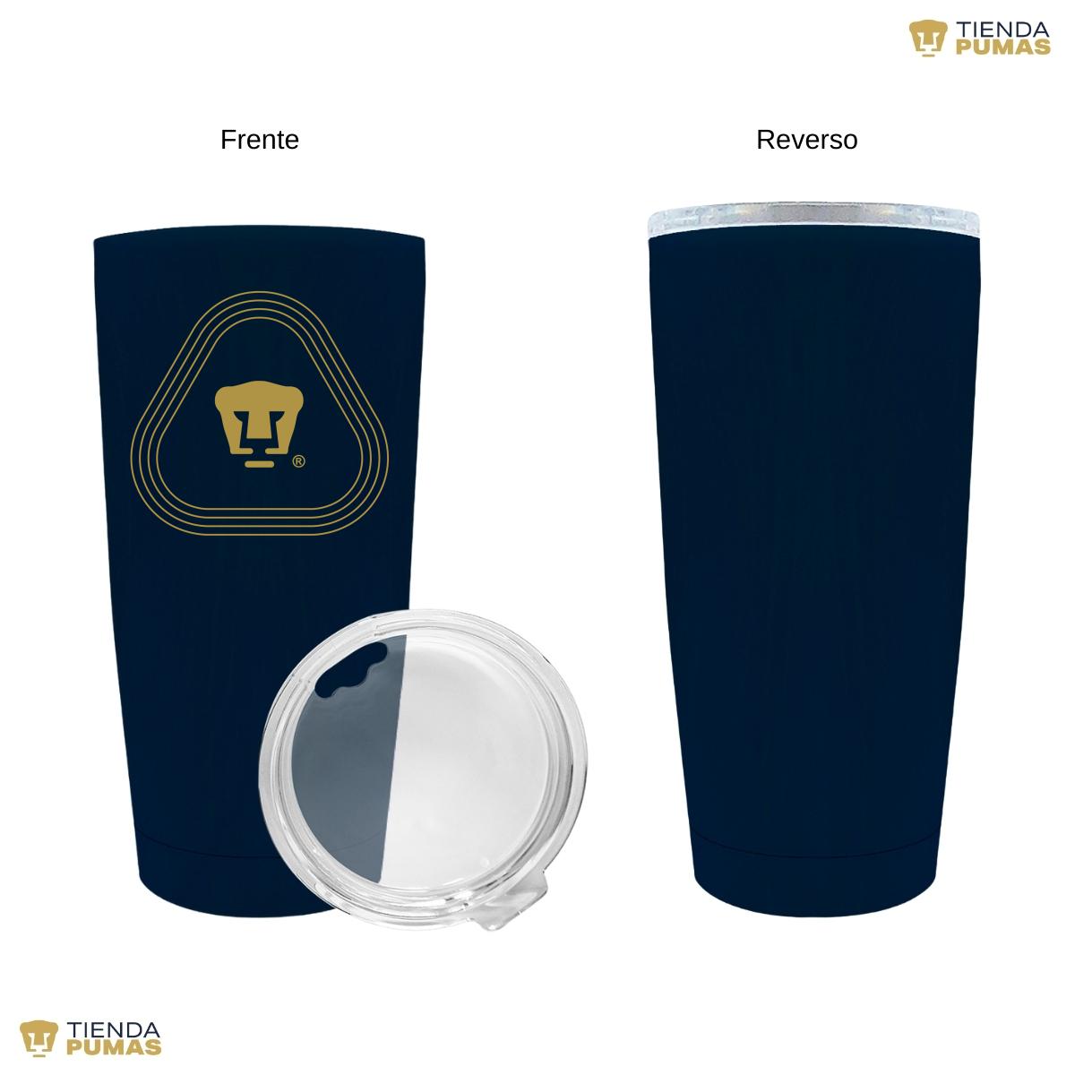 Termo 20 Oz Pumas UNAM Logo Líneas