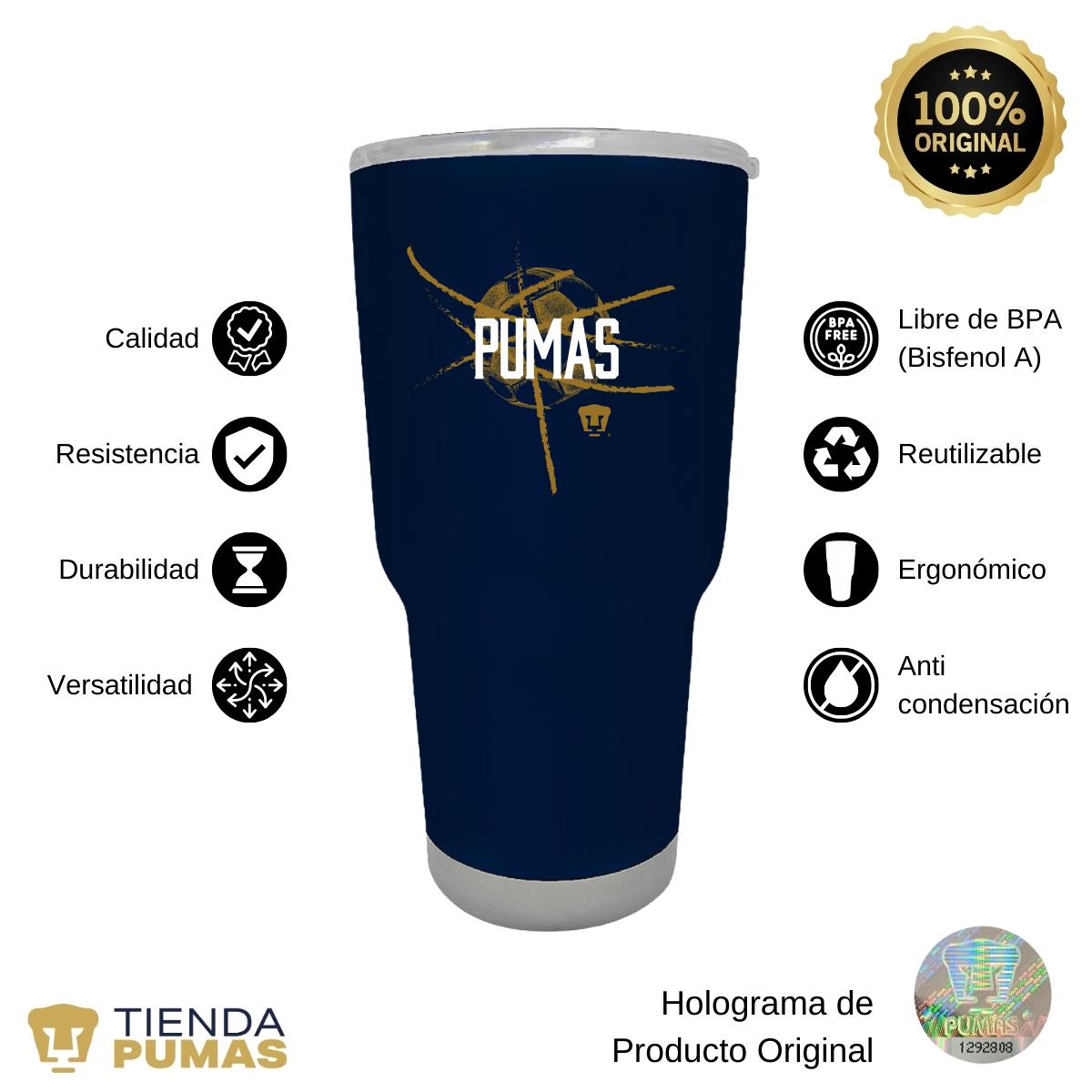 Termo 30 Oz Pumas UNAM Balón