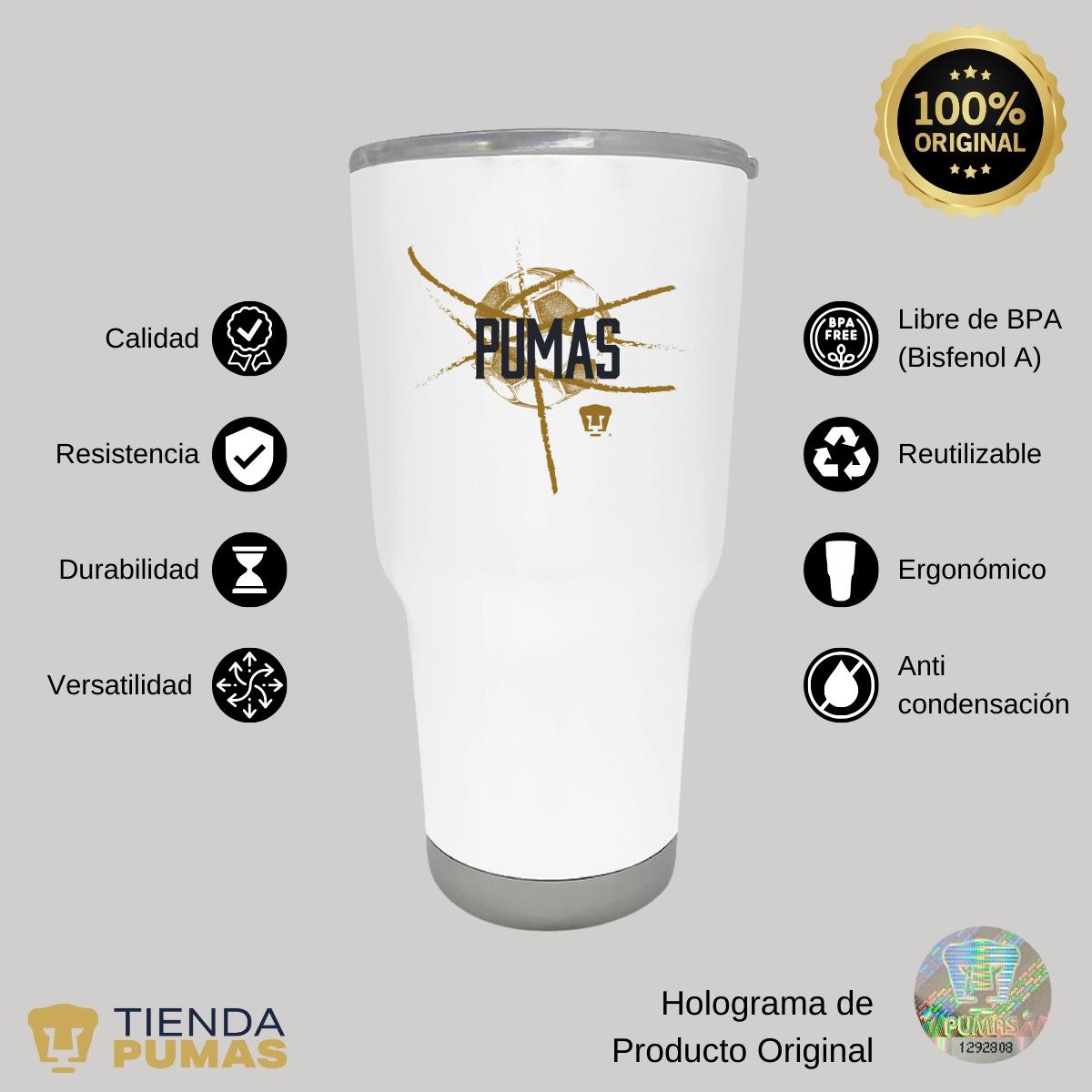 Termo 30 Oz Pumas UNAM Balón