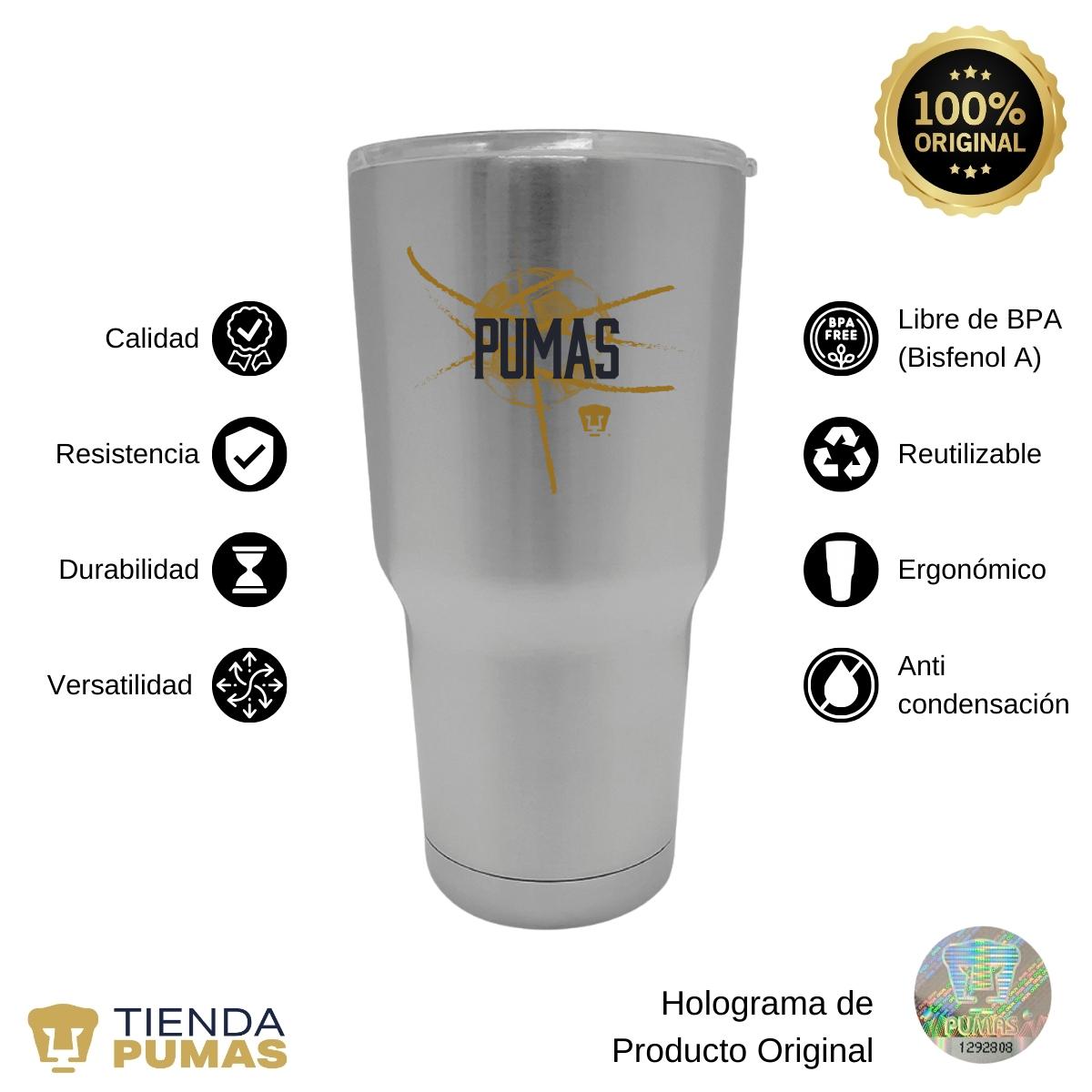 Termo 30 Oz Pumas UNAM Balón