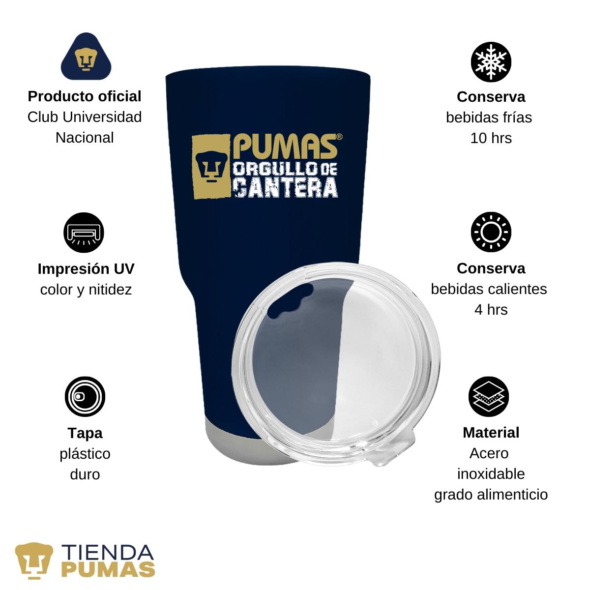 Termo 30 Oz Pumas UNAM Orgullo de cantera