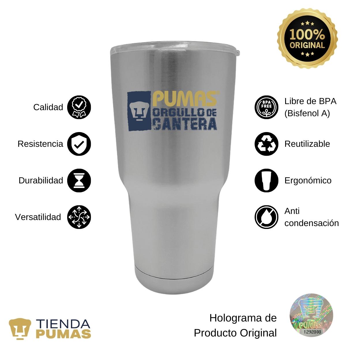 Termo 30 Oz Pumas UNAM Orgullo de cantera