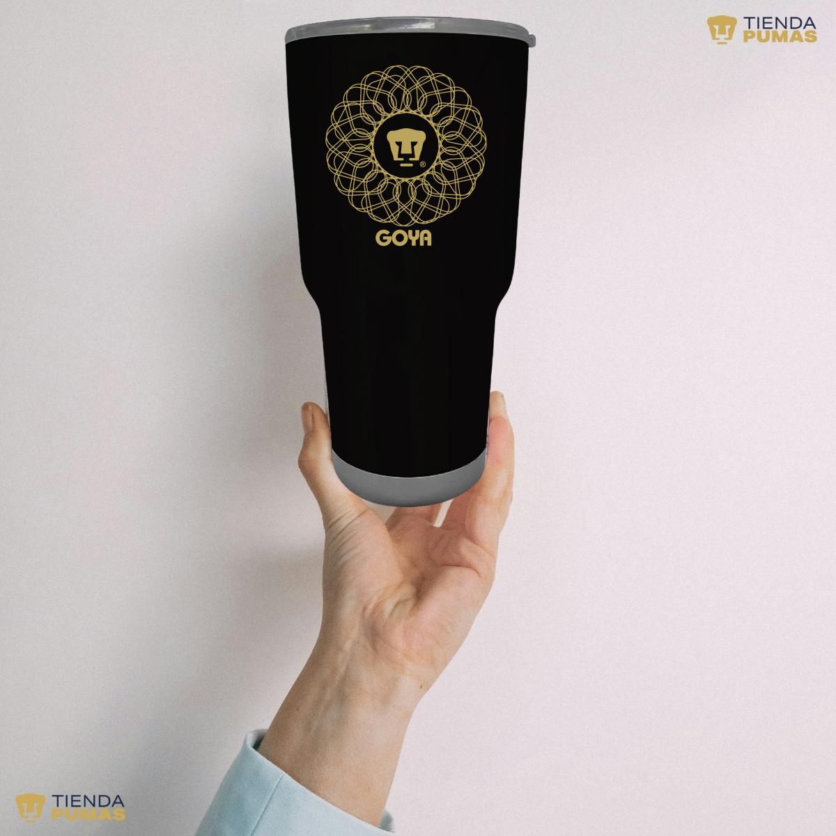 Termo 30 Oz Pumas UNAM Goya mandala