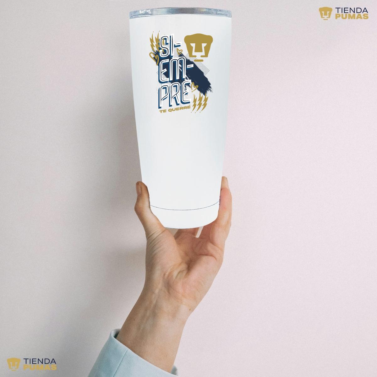 Termo 20 Oz Pumas UNAM Siempre te querré