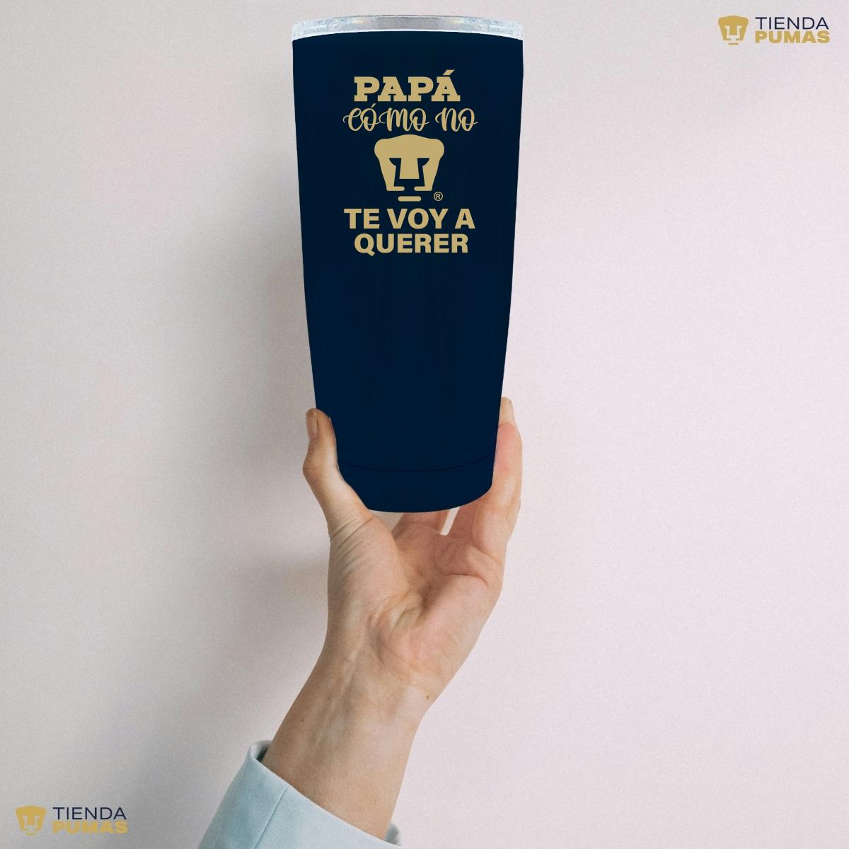 Termo 20 Oz Pumas UNAM Papá cómo no