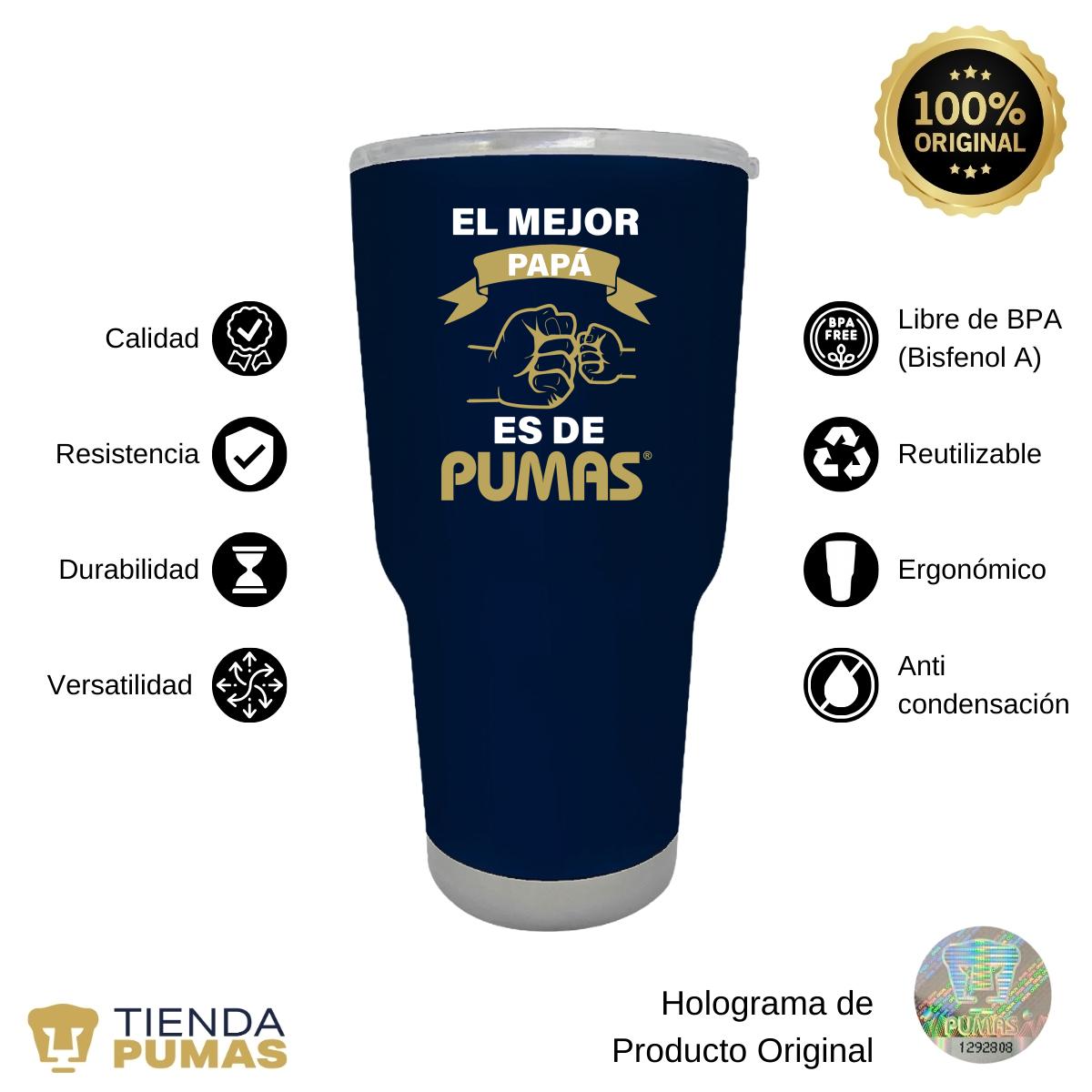 Termo 30 Oz Pumas UNAM El mejor papá