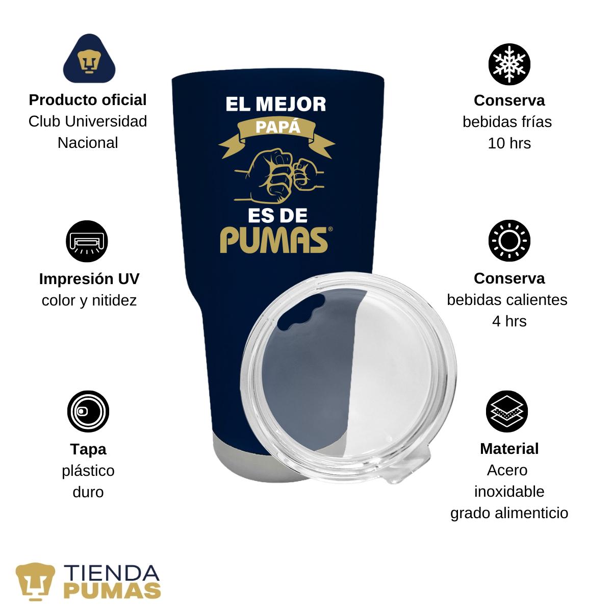 Termo 30 Oz Pumas UNAM El mejor papá