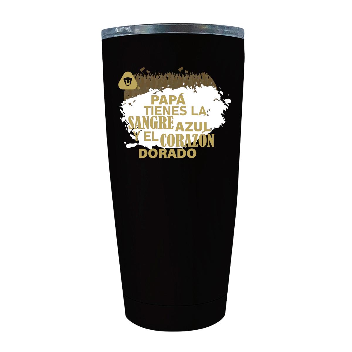 Termo Vaso Térmico 20 Oz Pumas UNAM Papá sangre azul