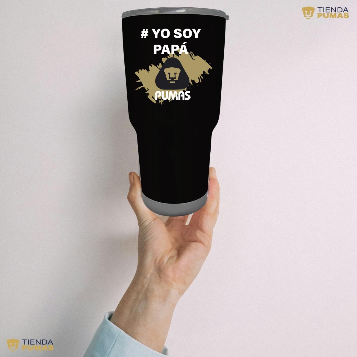 Termo Vaso Térmico 30 Oz Pumas UNAM Yo soy papá Pumas