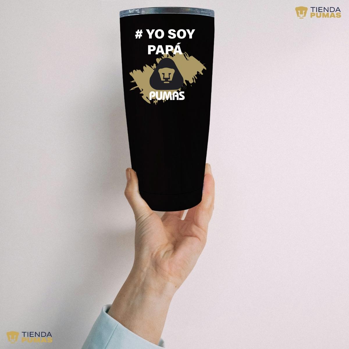 Termo Vaso Térmico 20 Oz Pumas UNAM Yo soy papá Pumas