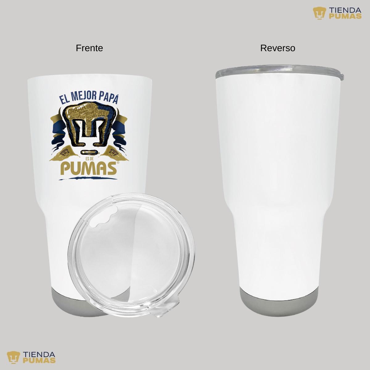 Termo 30 Oz Pumas UNAM Mejor Papá Pumas