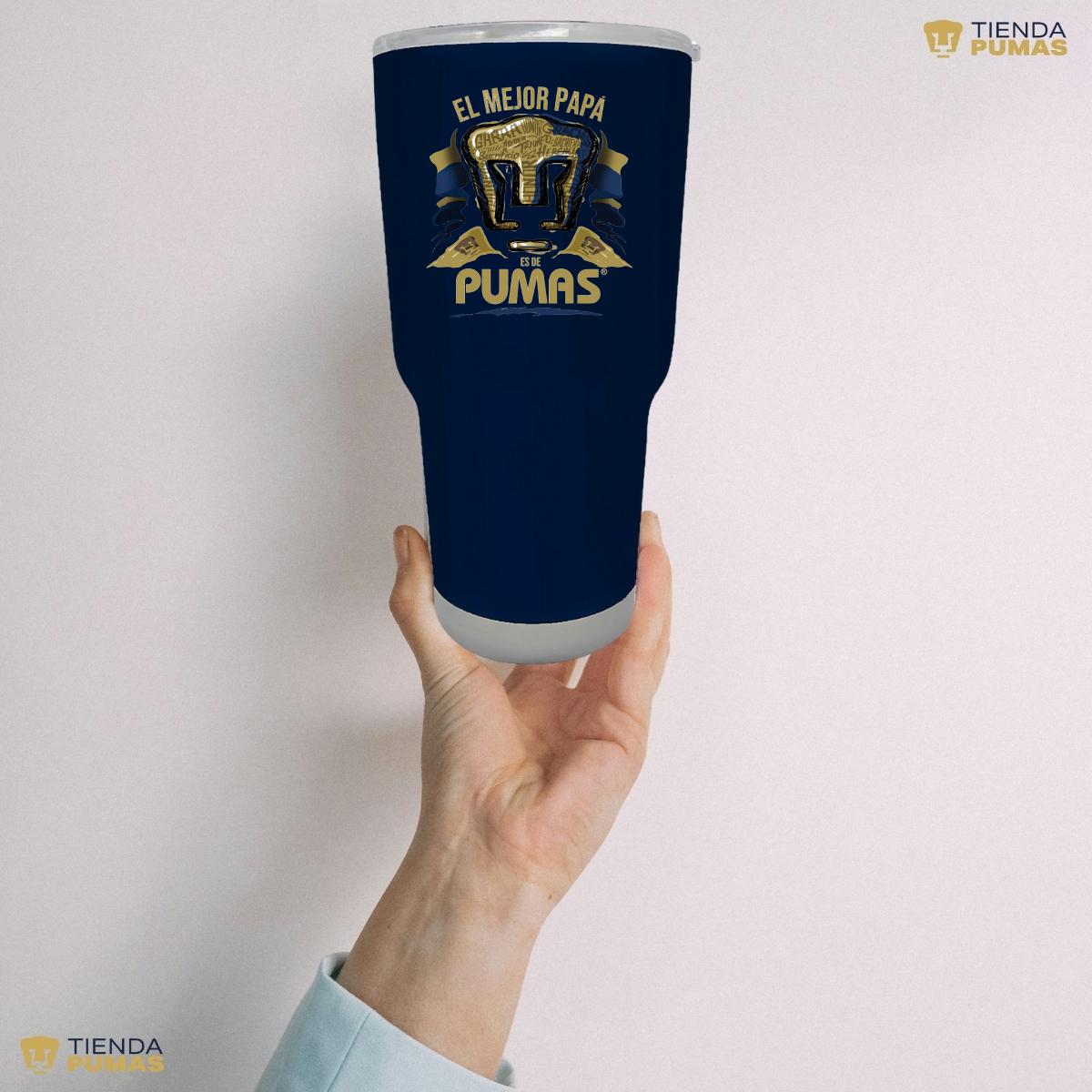 Termo 30 Oz Pumas UNAM Mejor Papá Pumas