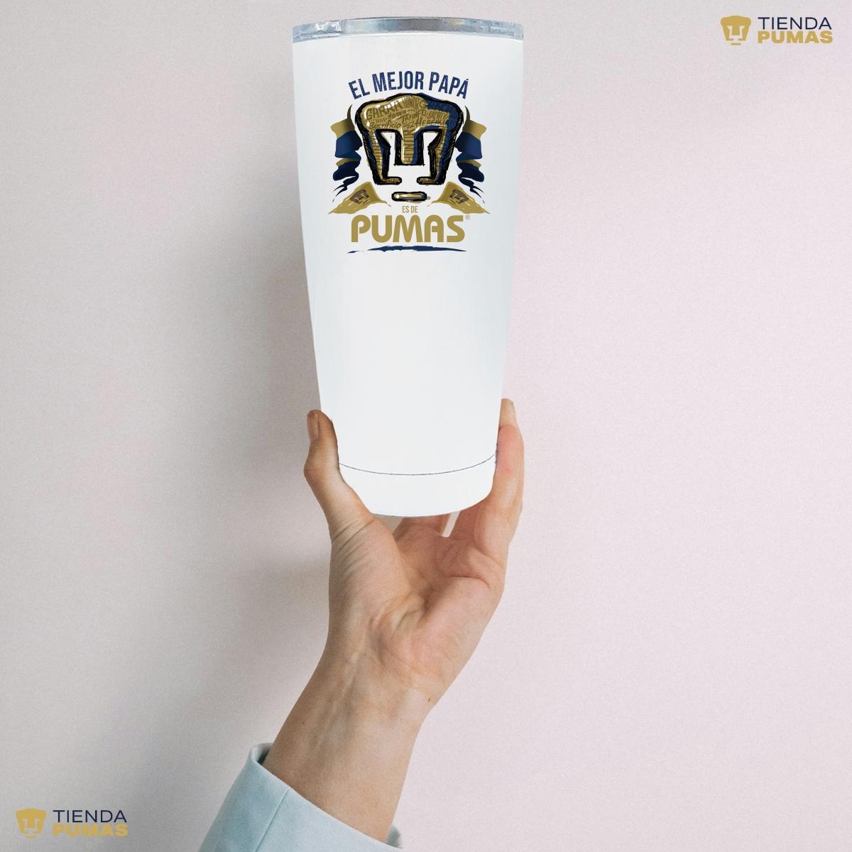 Termo 20 Oz Pumas UNAM Mejor Papá Pumas