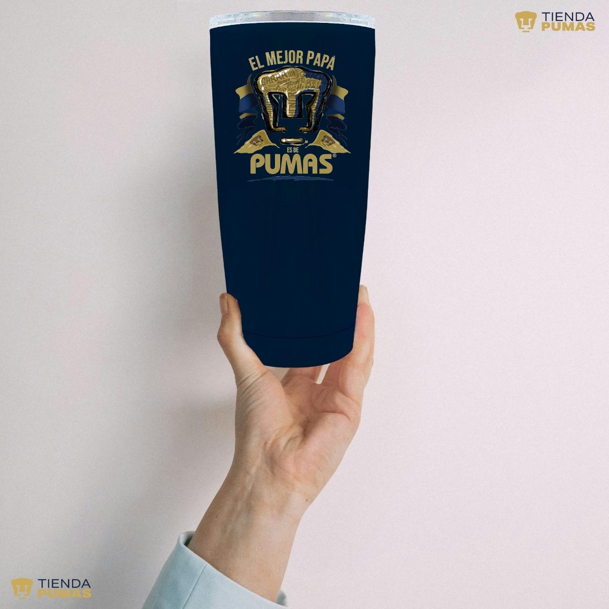 Termo 20 Oz Pumas UNAM Mejor Papá Pumas