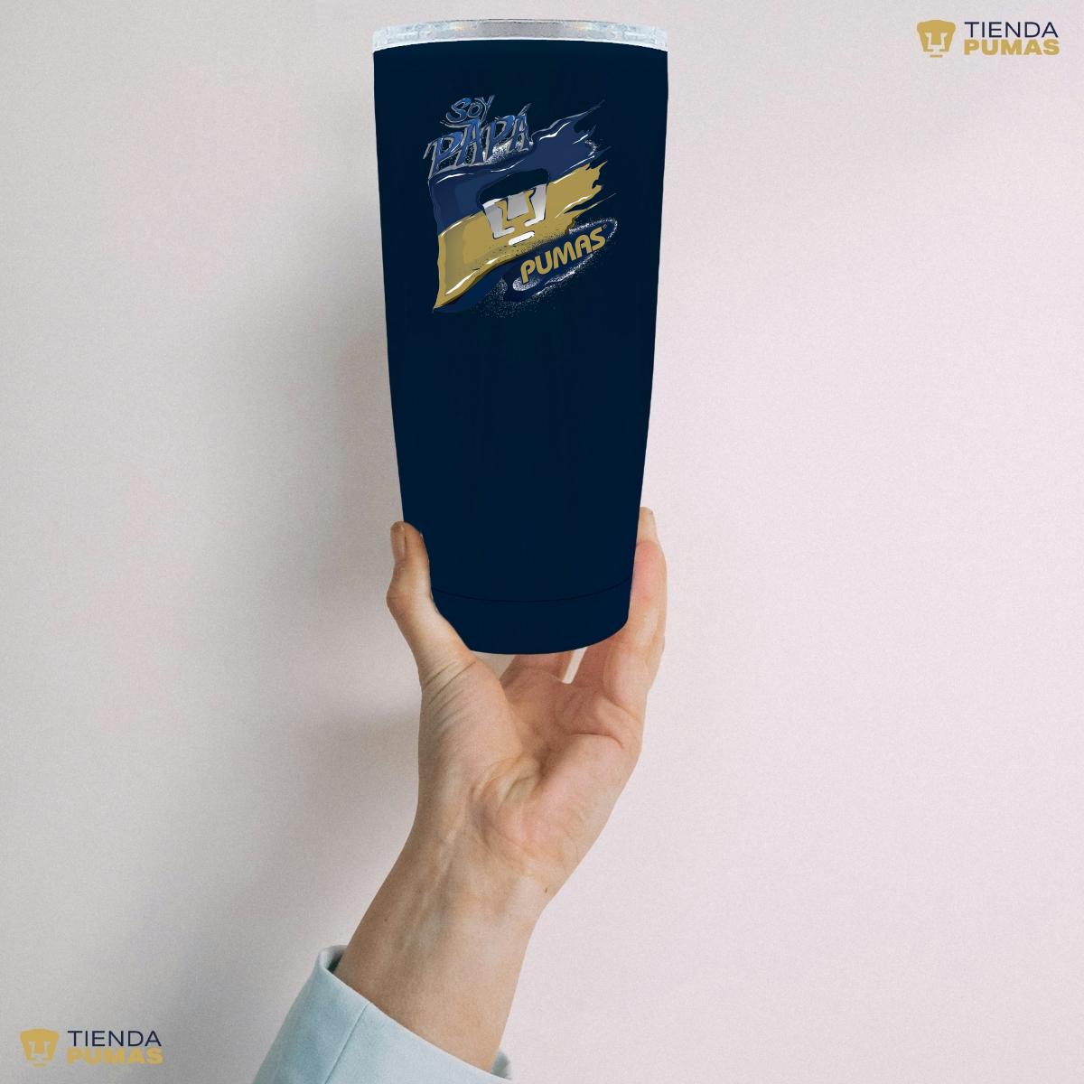 Termo 20 Oz Pumas UNAM Soy Papá Pumas