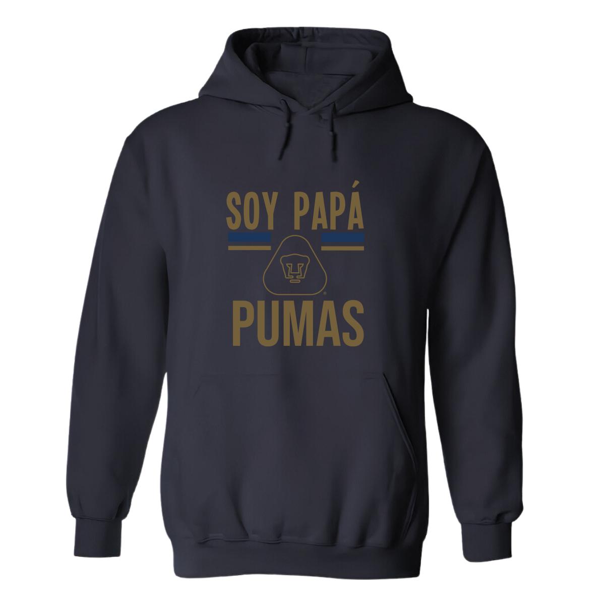 Sudadera Hombre Hoodie Pumas UNAM Papá Pumas Logo