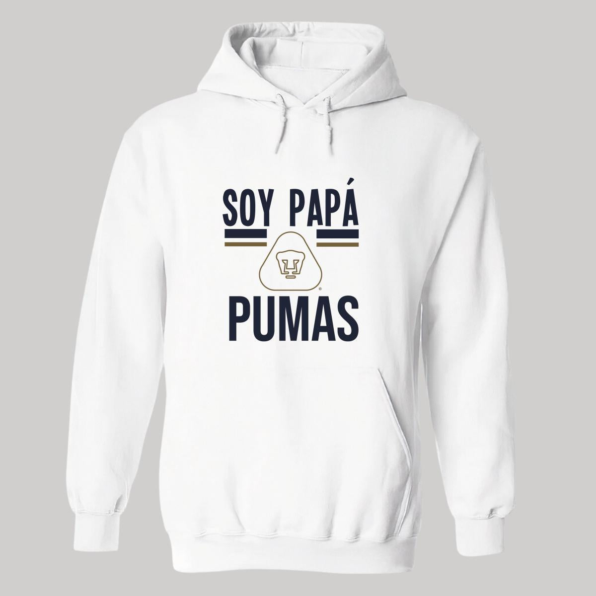 Sudadera Hombre Hoodie Pumas UNAM Papá Pumas Logo