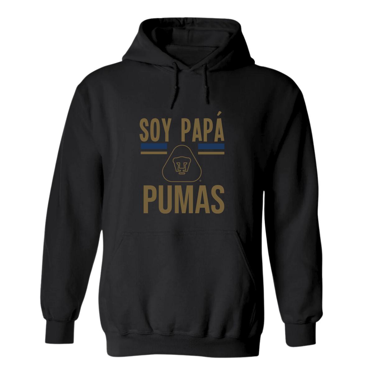 Sudadera Hombre Hoodie Pumas UNAM Papá Pumas Logo