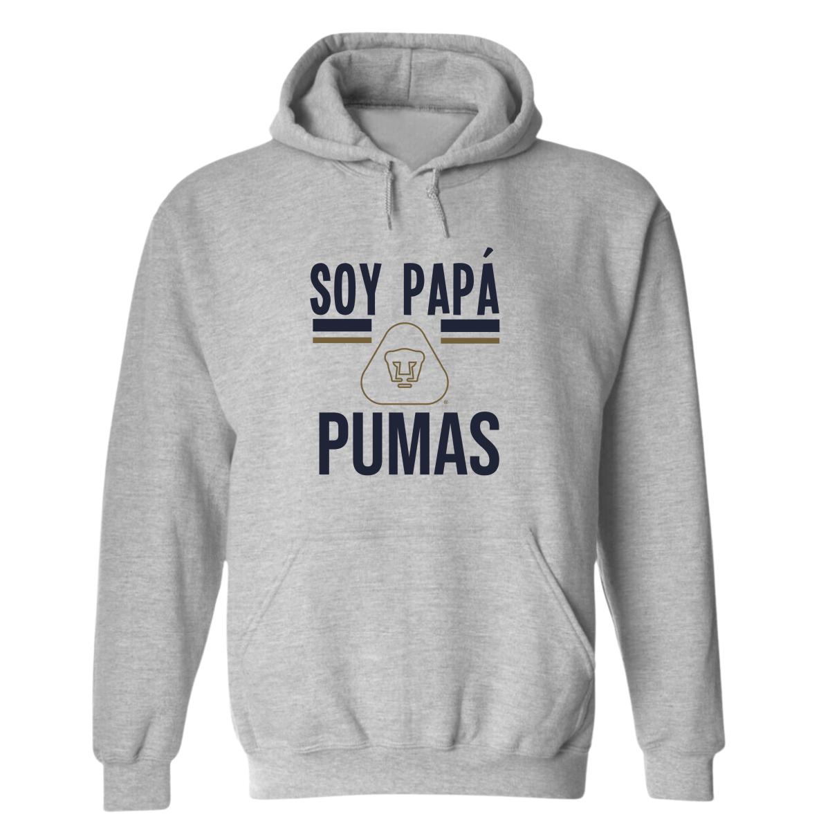 Sudadera Hombre Hoodie Pumas UNAM Papá Pumas Logo