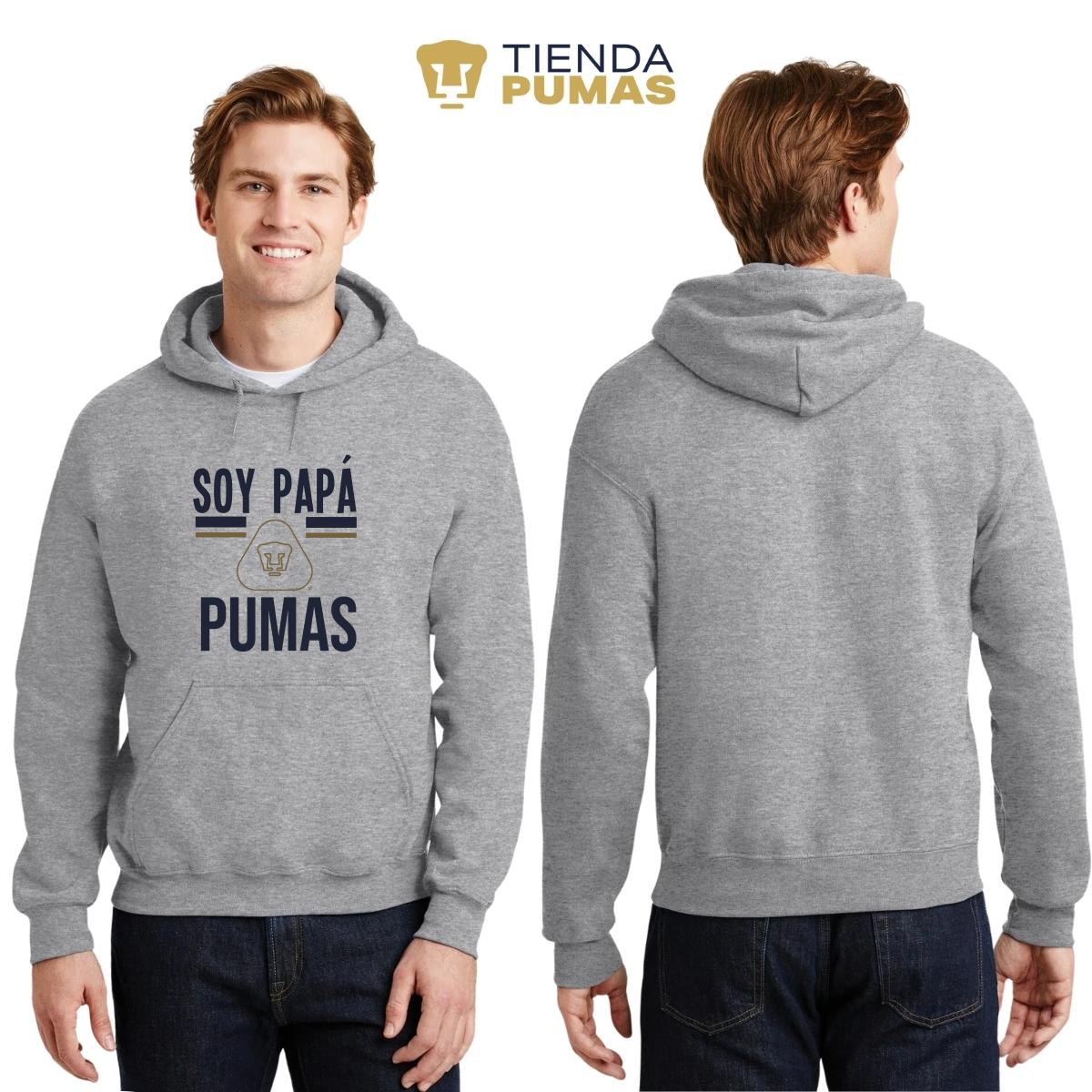 Sudadera Hombre Hoodie Pumas UNAM Papá Pumas Logo