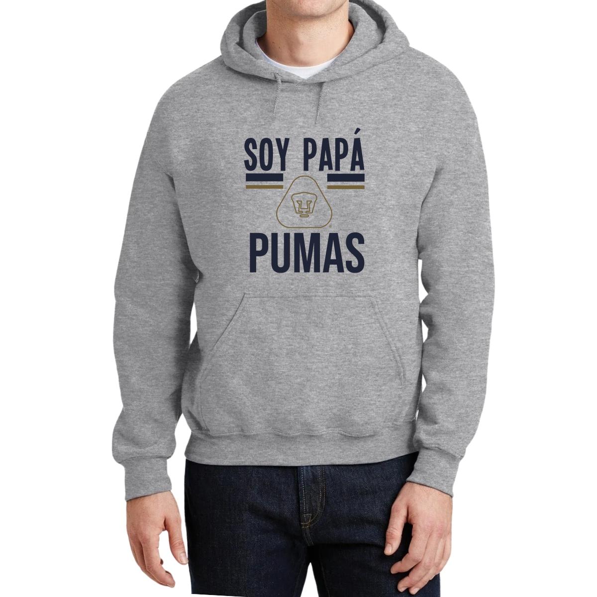 Sudadera Hombre Hoodie Pumas UNAM Papá Pumas Logo