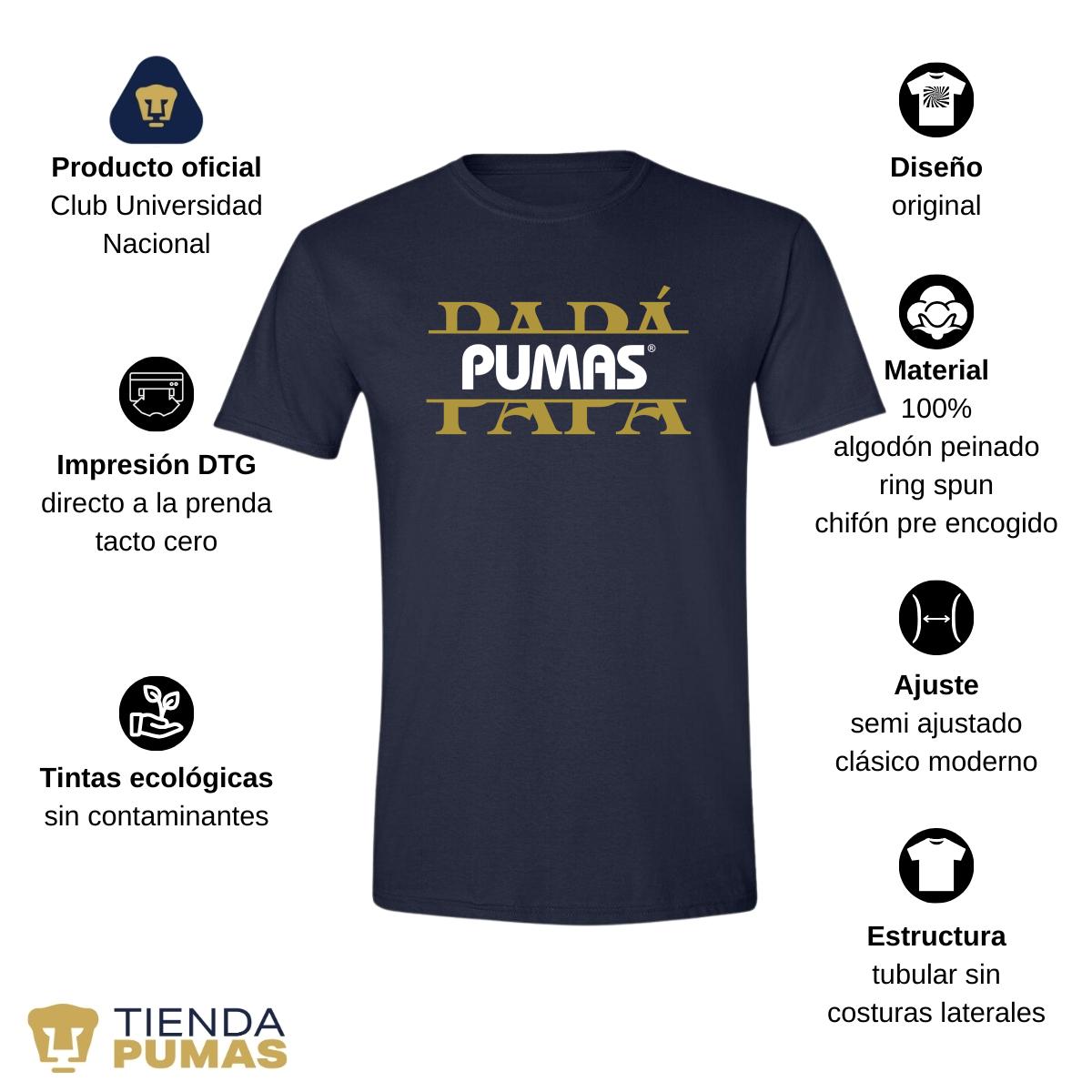 Playera Hombre Pumas UNAM Papá