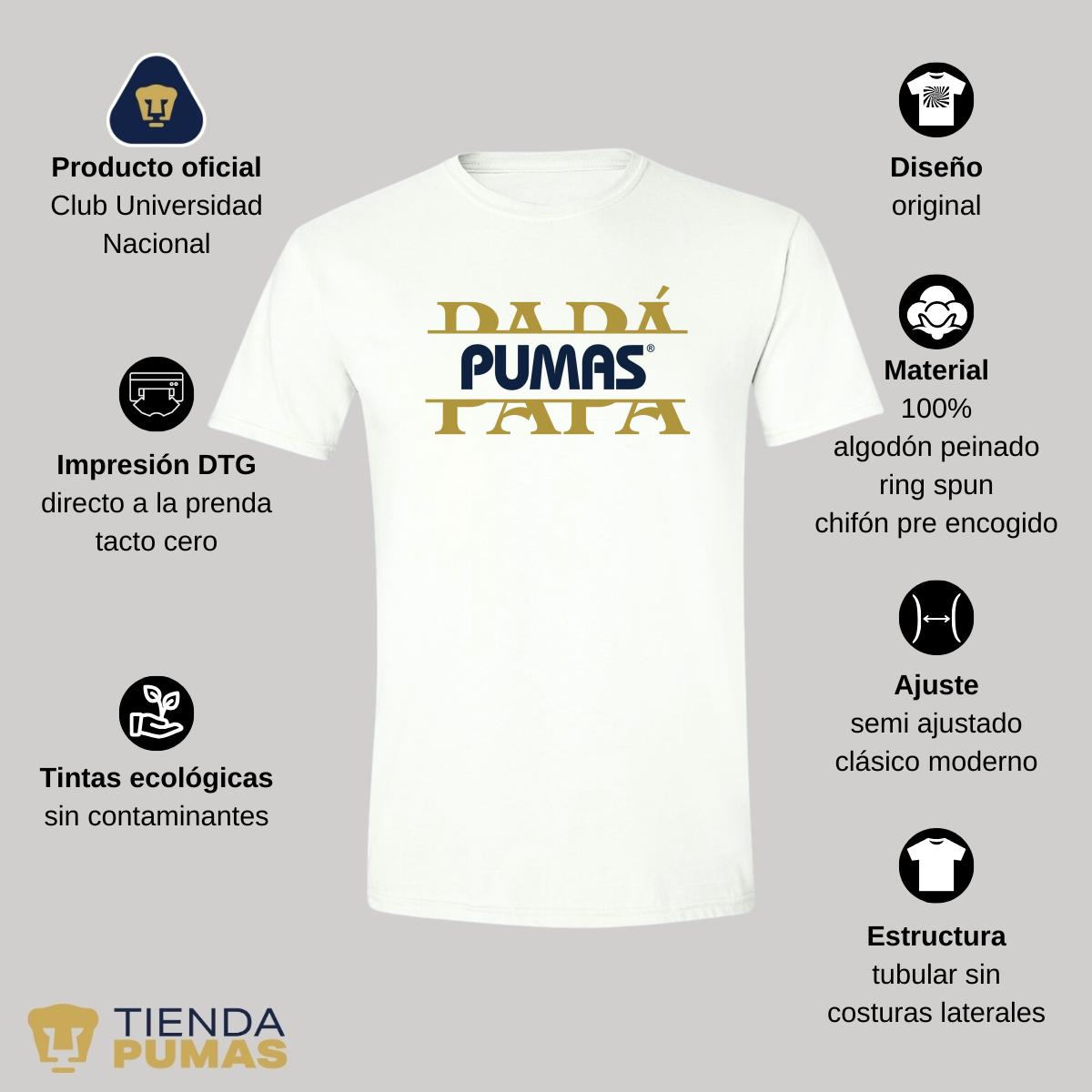 Playera Hombre Pumas UNAM Papá