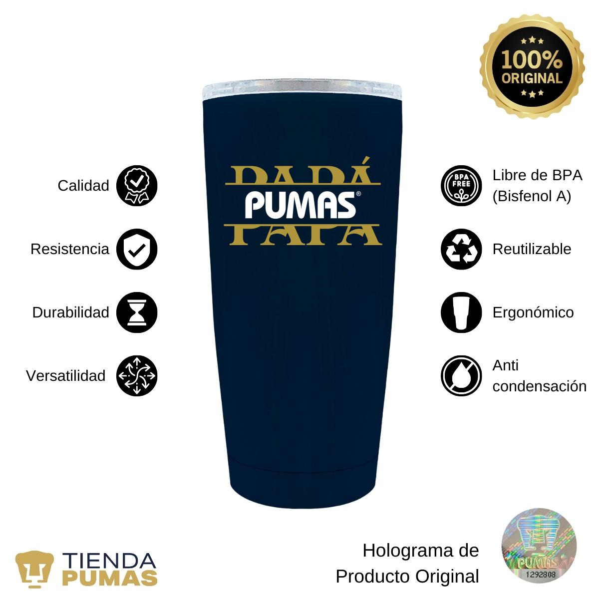 Termo 20 Oz Pumas UNAM Papá