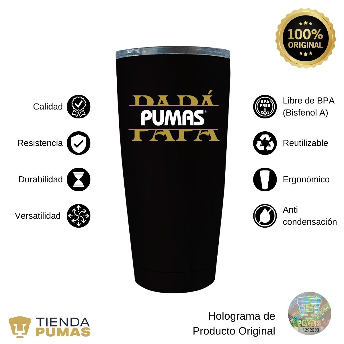 Termo 20 Oz Pumas UNAM Papá