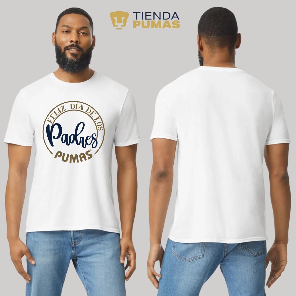 Playera Hombre Pumas UNAM Feliz día Papá