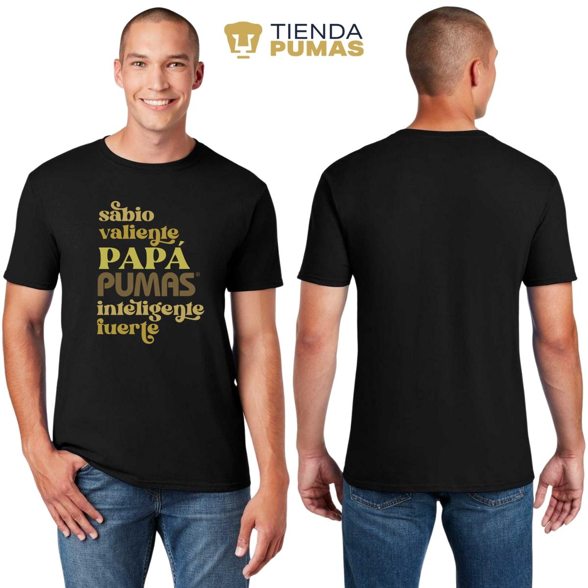 Playera Hombre Pumas UNAM Sabio, valiente papá