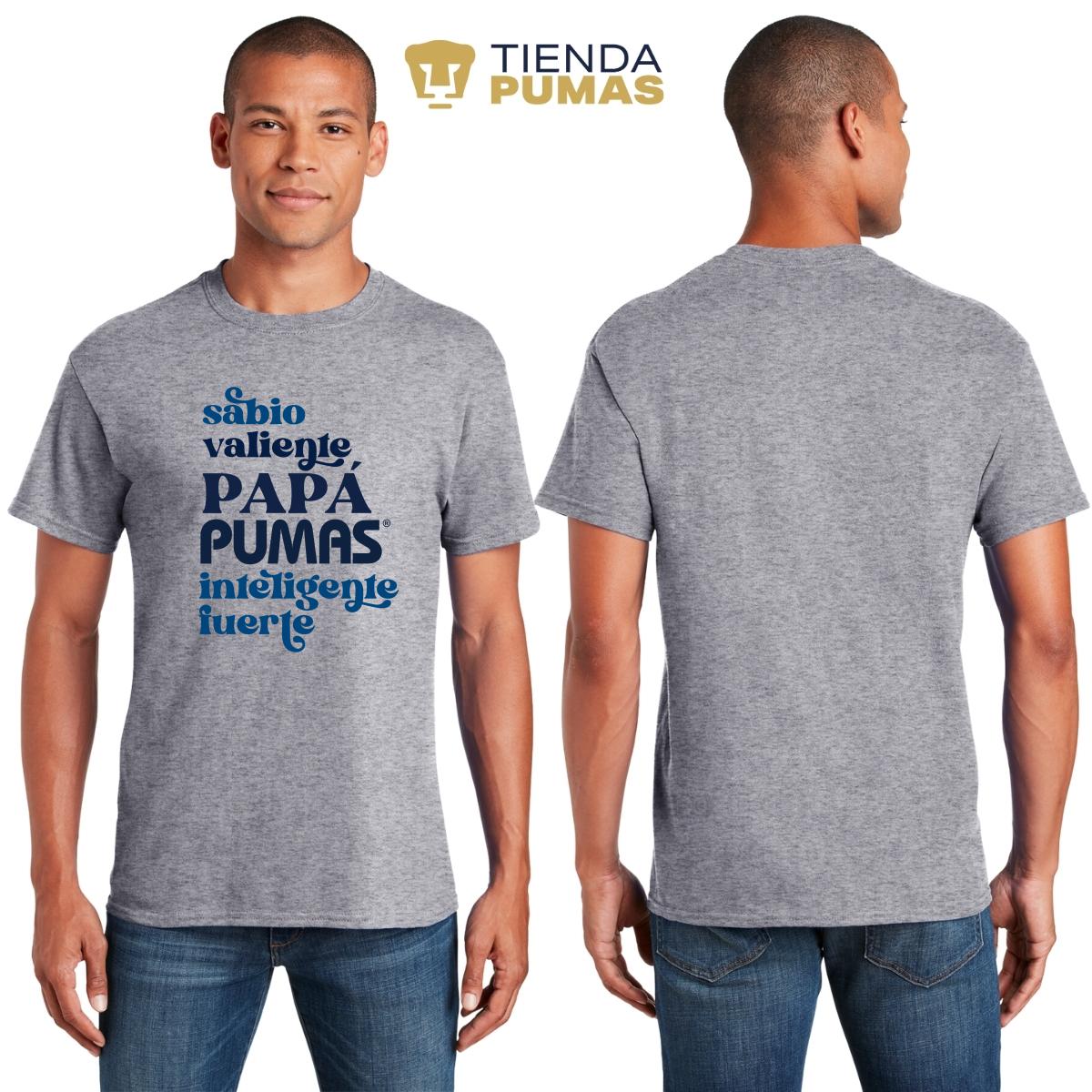 Playera Hombre Pumas UNAM Sabio, valiente papá