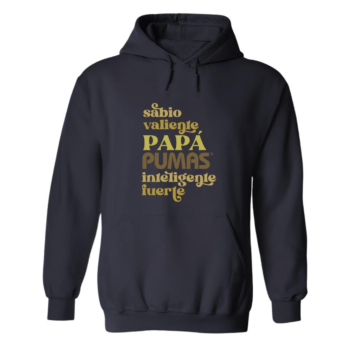 Sudadera Hombre Hoodie Pumas UNAM Valiente papá