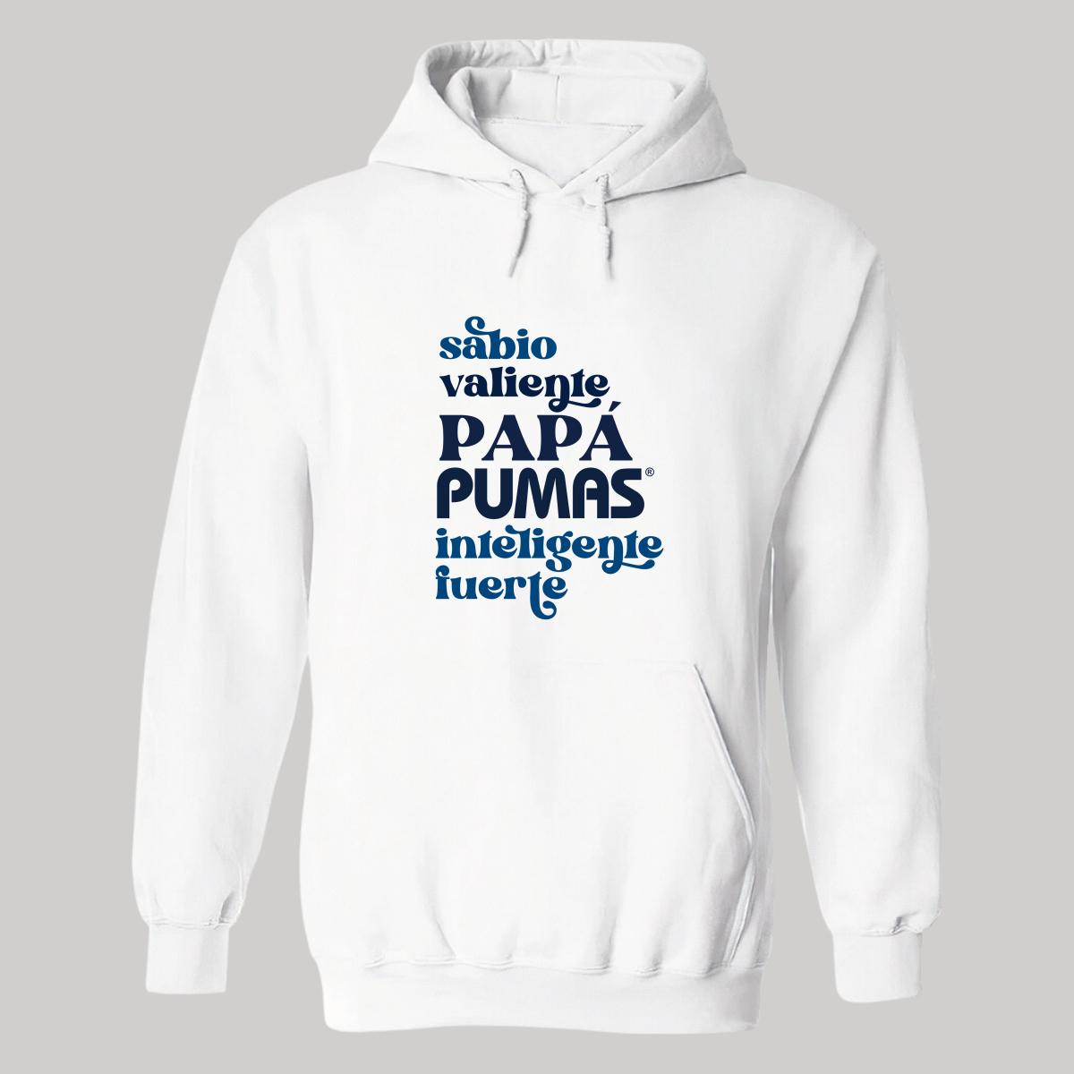 Sudadera Hombre Hoodie Pumas UNAM Valiente papá