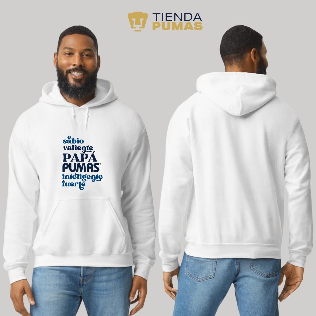 Sudadera Hombre Hoodie Pumas UNAM Valiente papá