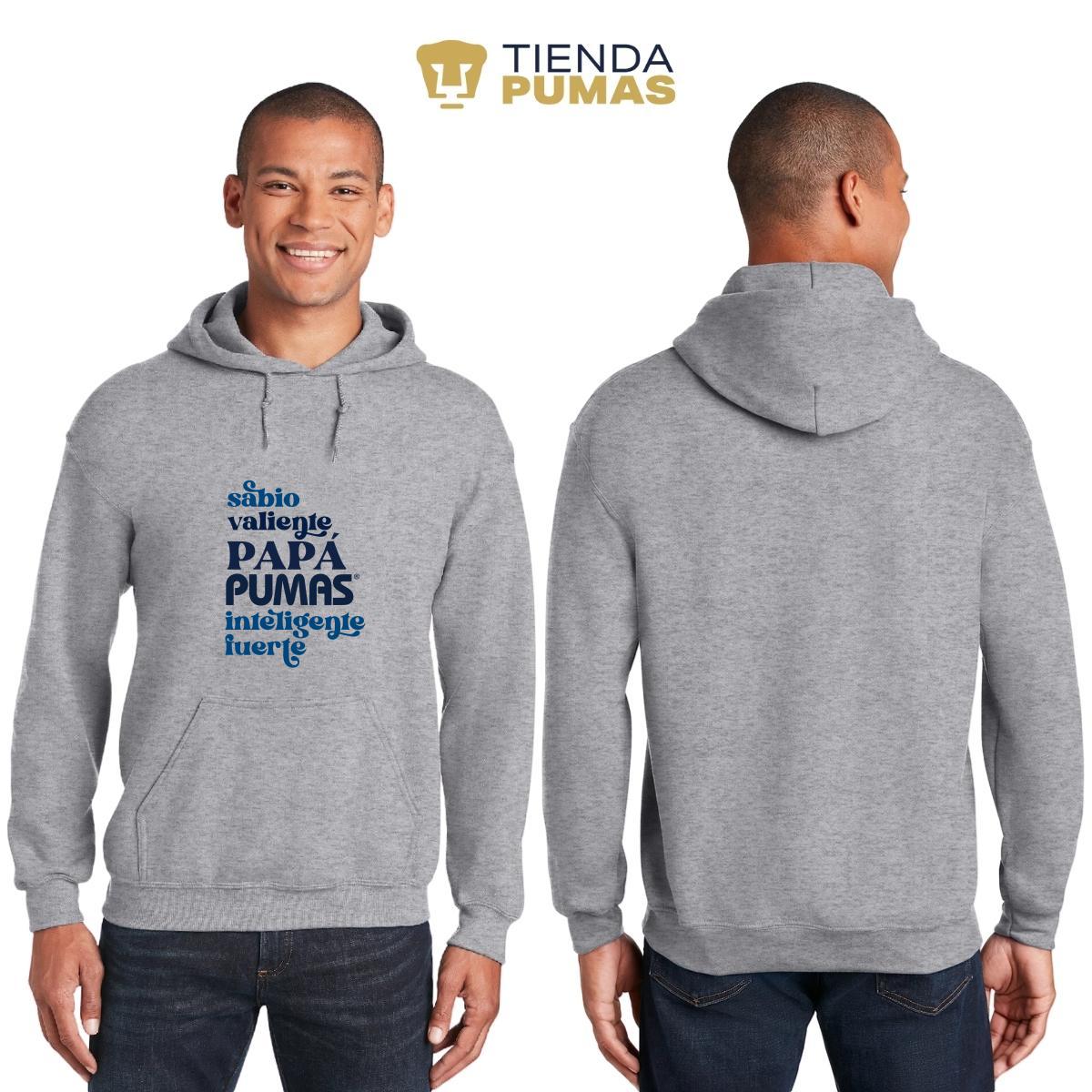 Sudadera Hombre Hoodie Pumas UNAM Valiente papá