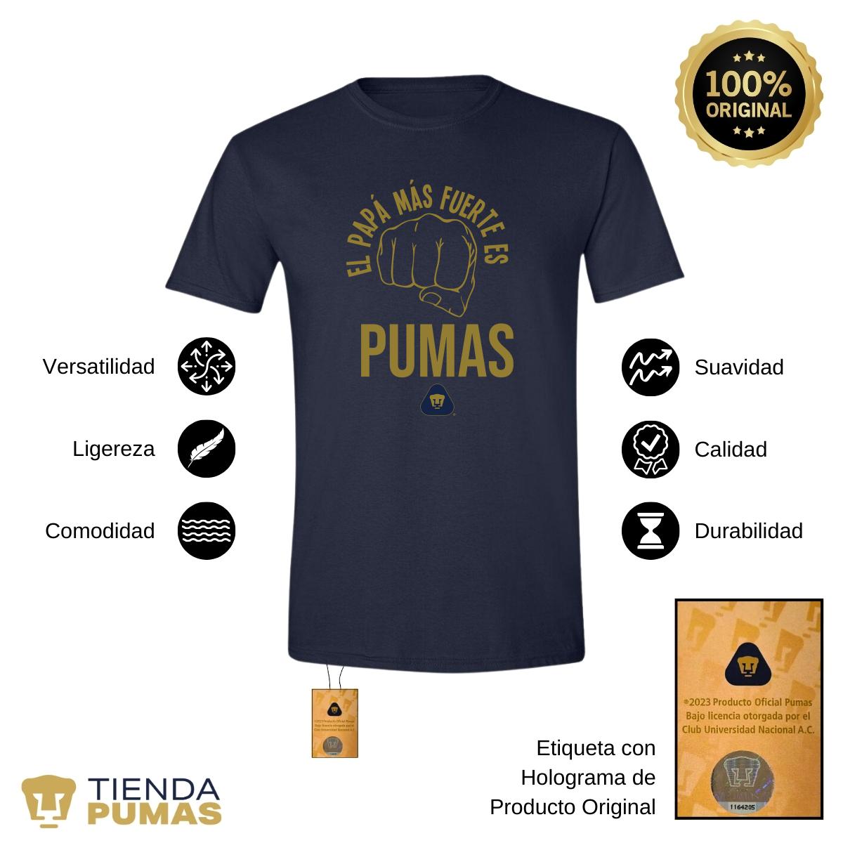 Playera Hombre Pumas UNAM El papá más fuerte