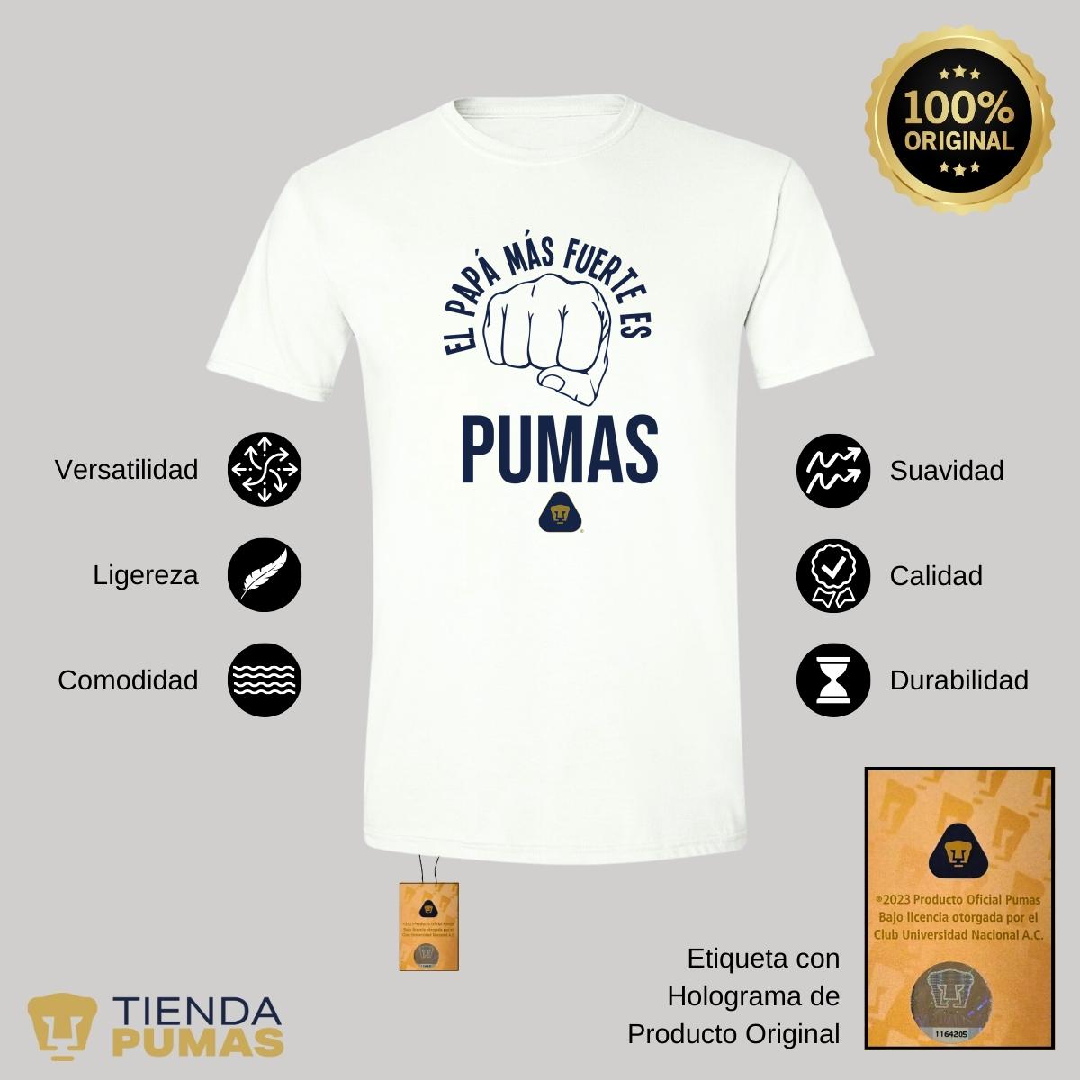 Playera Hombre Pumas UNAM El papá más fuerte