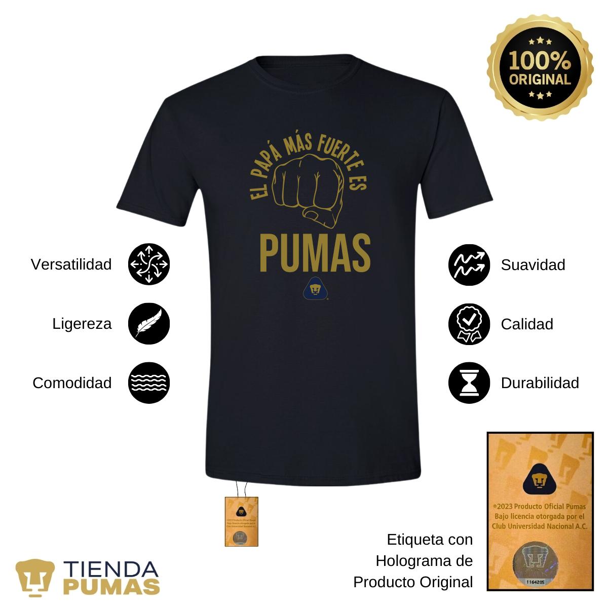 Playera Hombre Pumas UNAM El papá más fuerte