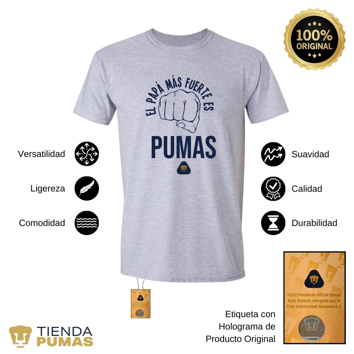 Playera Hombre Pumas UNAM El papá más fuerte