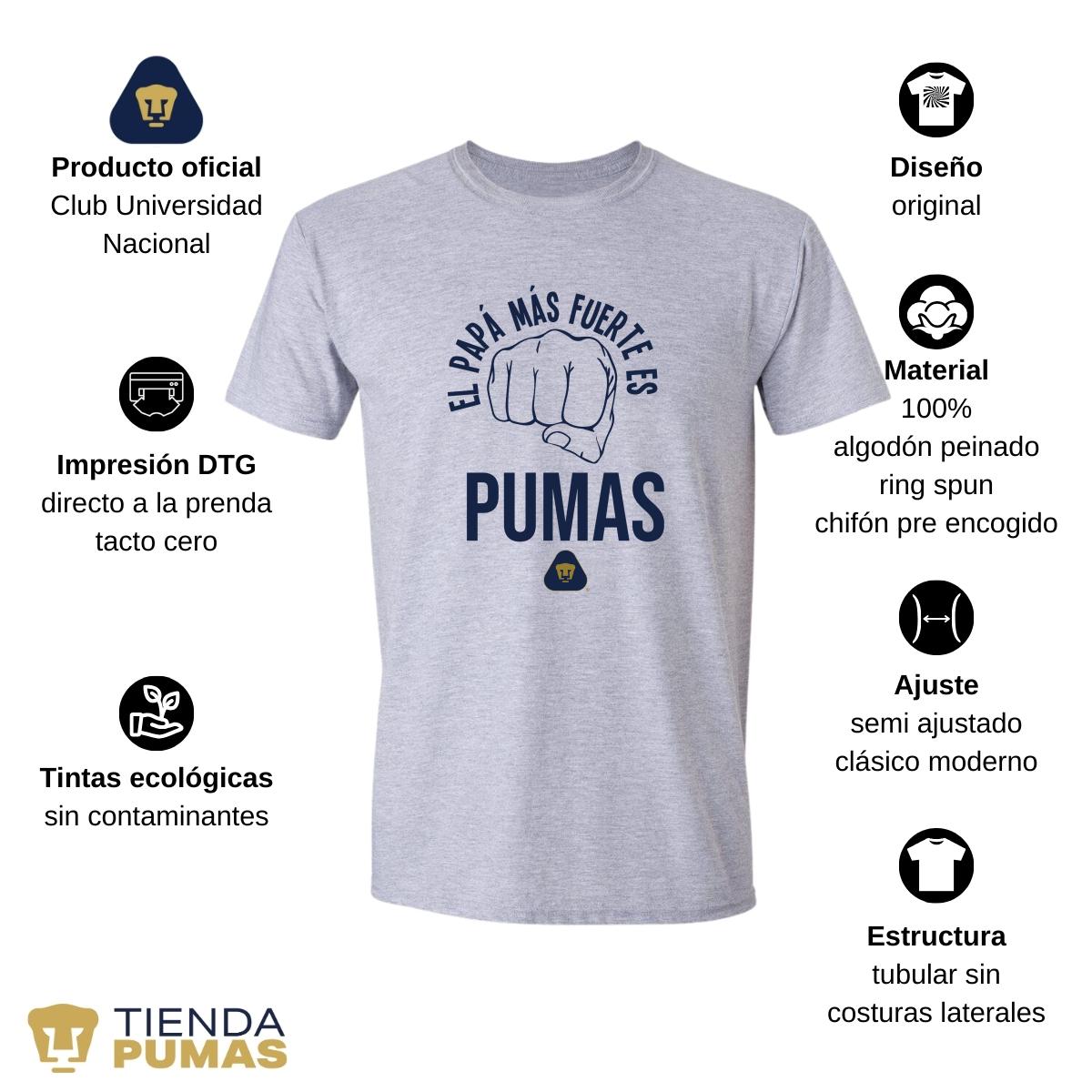 Playera Hombre Pumas UNAM El papá más fuerte