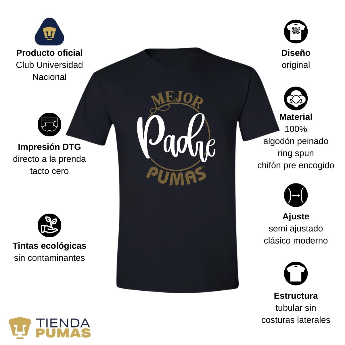 Playera Hombre Pumas UNAM Mejor padre