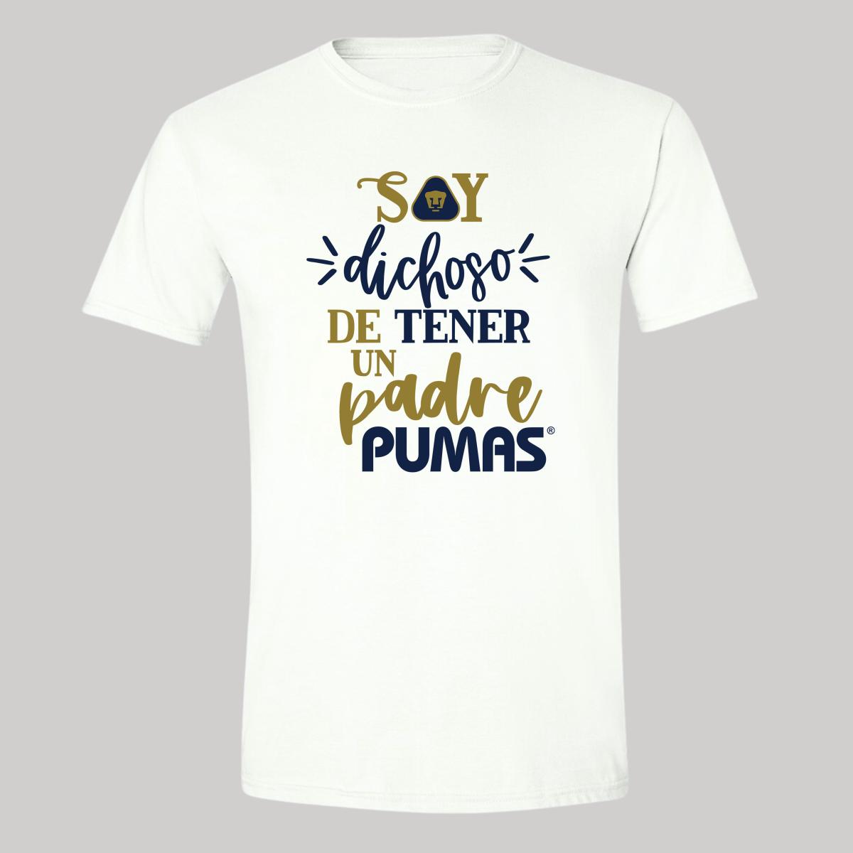 Playera Hombre Pumas UNAM Soy dichoso papá