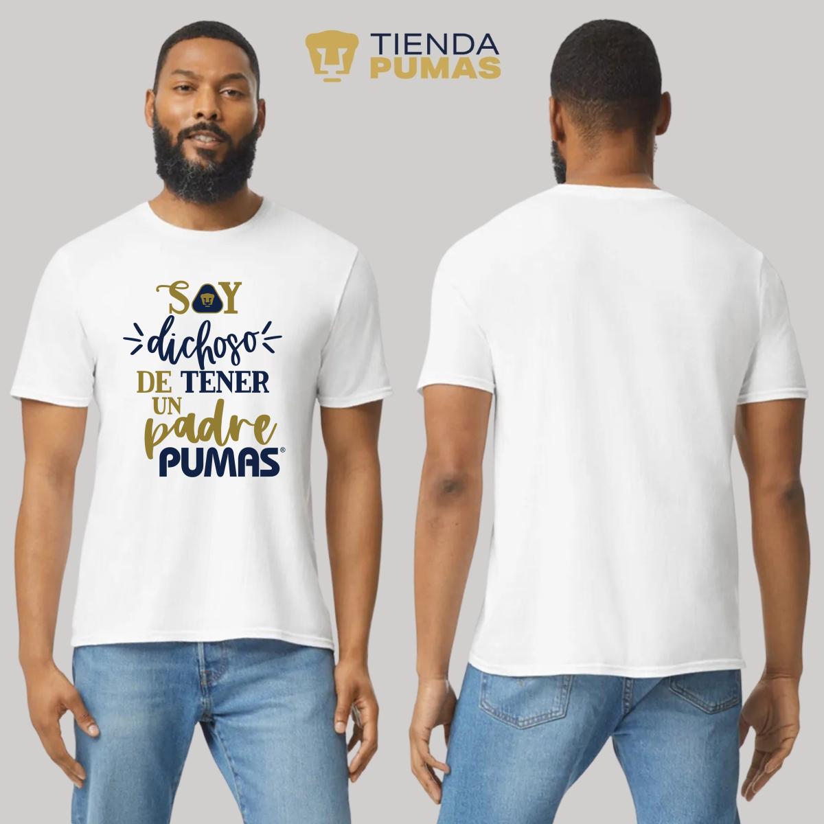 Playera Hombre Pumas UNAM Soy dichoso papá