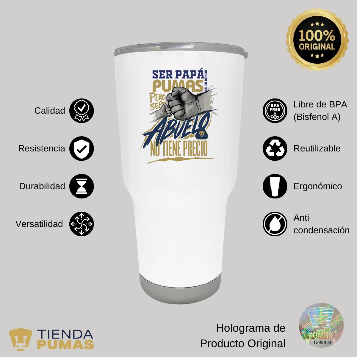 Termo 30 Oz Pumas UNAM Ser abuelo