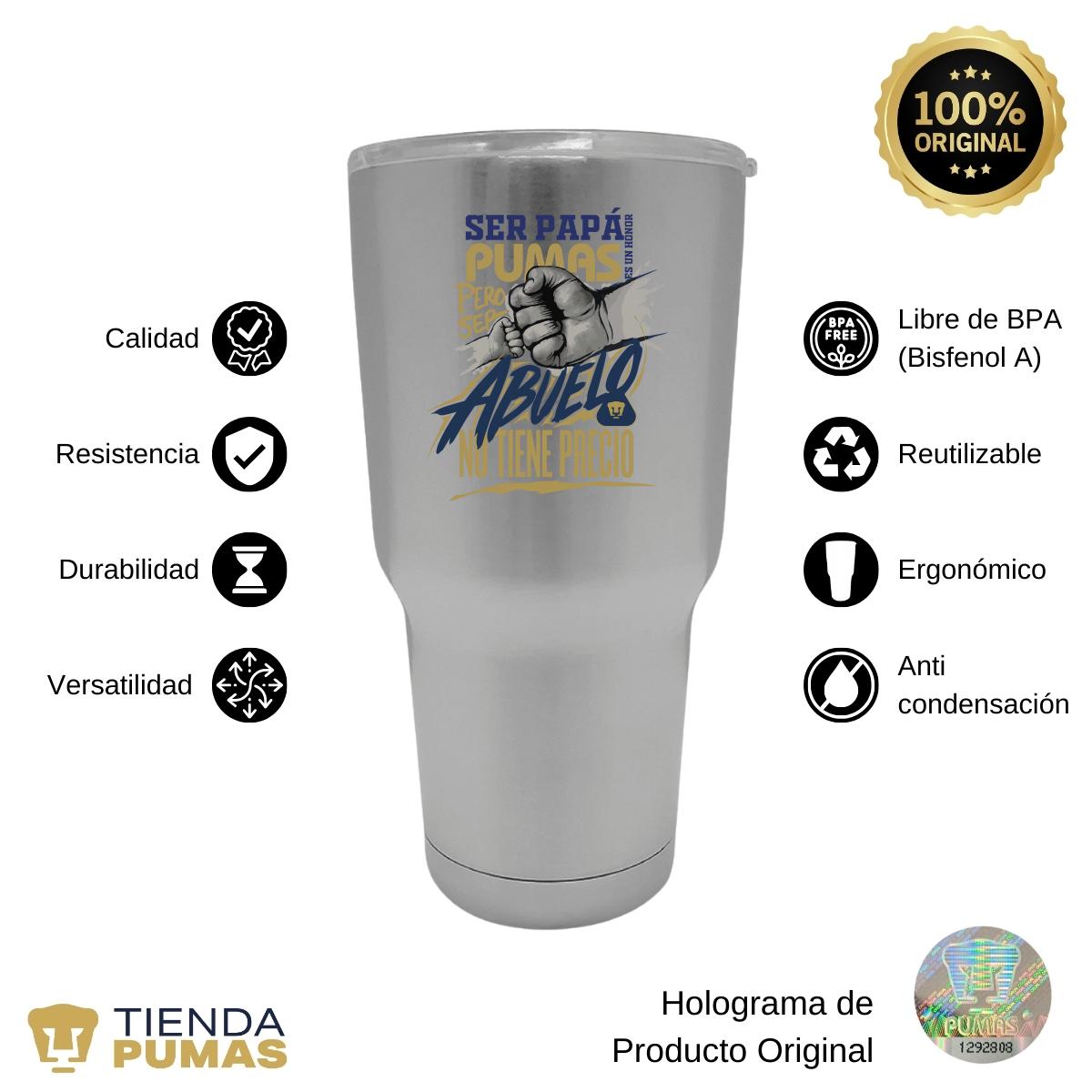 Termo 30 Oz Pumas UNAM Ser abuelo