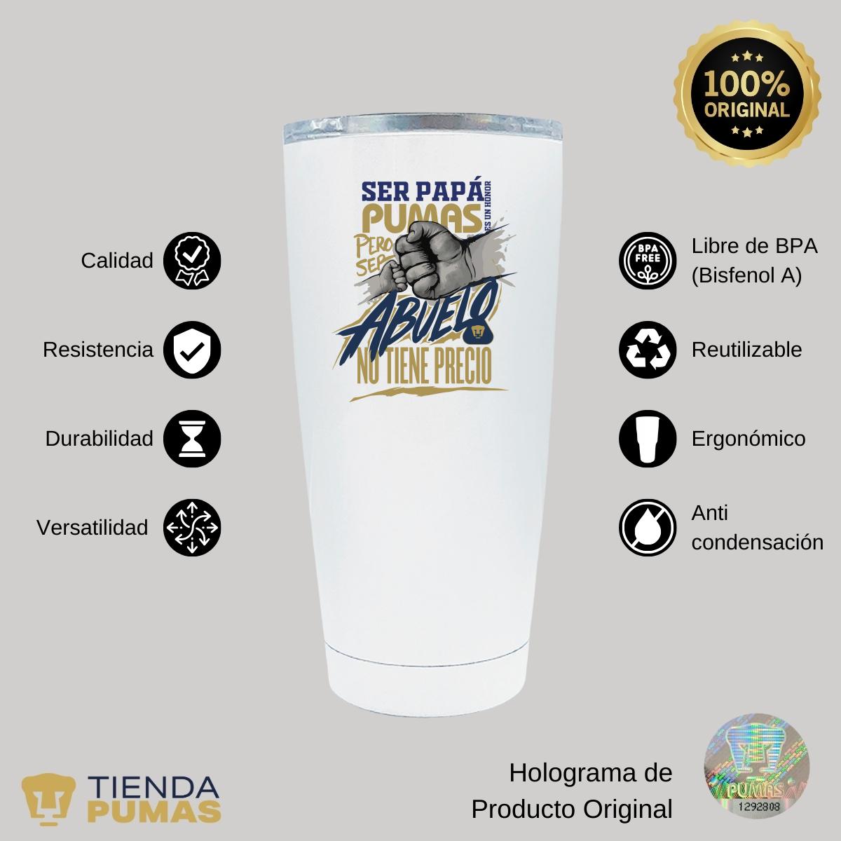 Termo 20 Oz Pumas UNAM Ser abuelo